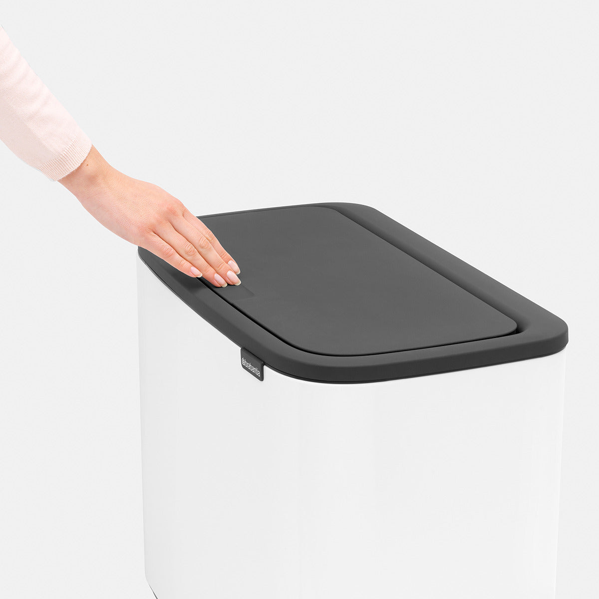 PATTUMIERA SOFT TOUCH 11+23 LT BO TOUCH BIN BIANCA