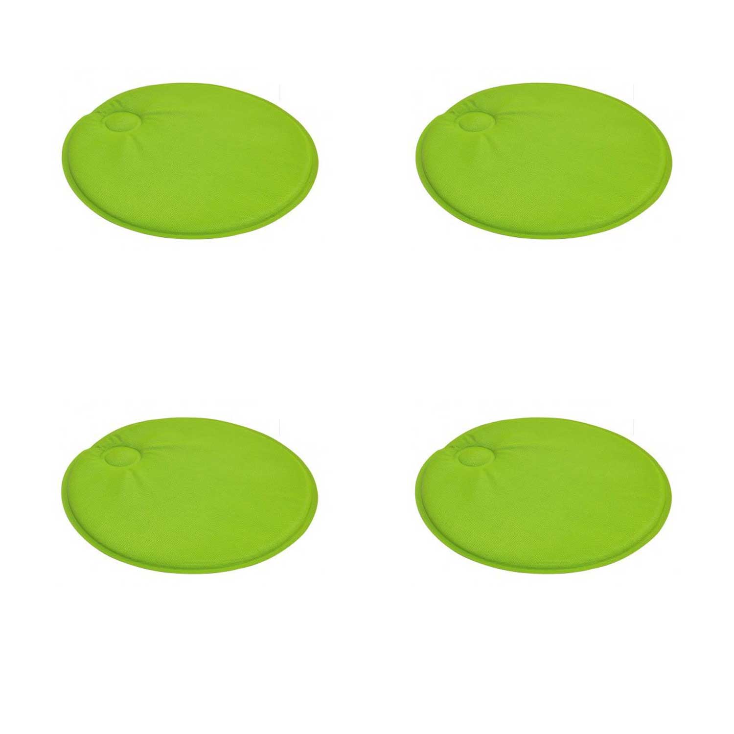 PROPOS DE 4 COUSSINS MAGNÉTIQUES RONDS POUR CHAISES, DANS LES COULEURS DE VOTRE CHOIX
