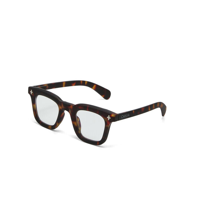 Occhiali da lettura unisex Modello Firenze +2.5 Avana OKKIA - immagine 4