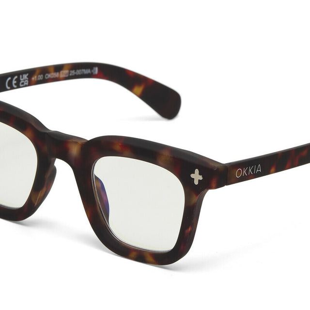 Occhiali da lettura unisex Modello Firenze +2.5 Avana OKKIA - immagine 6
