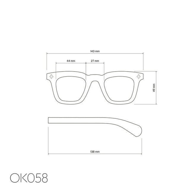 Occhiali da lettura unisex Modello Firenze +2.5 Avana OKKIA - immagine 9