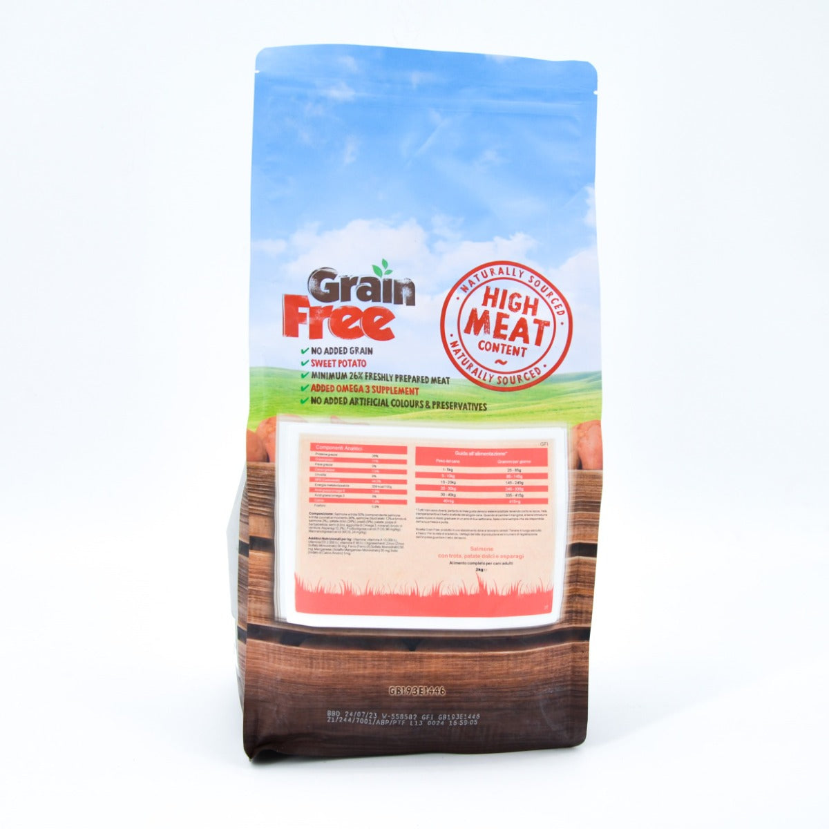 CROCCHETTE PERAGA GRAIN FREE PER CANE ADULTO 12KG SALMONE