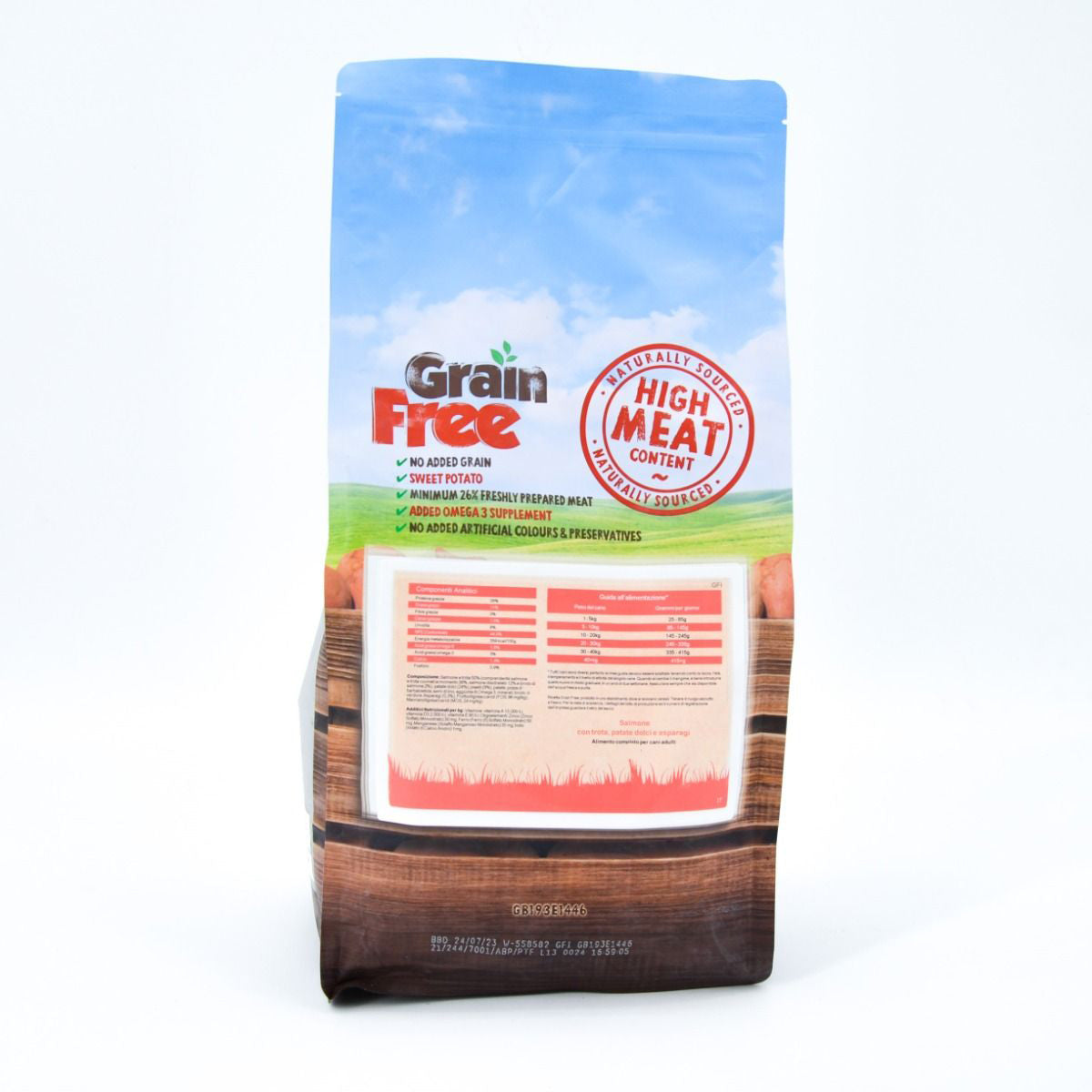 CROCCHETTE PERAGA GRAIN FREE PER CANE ADULTO 6KG SALMONE