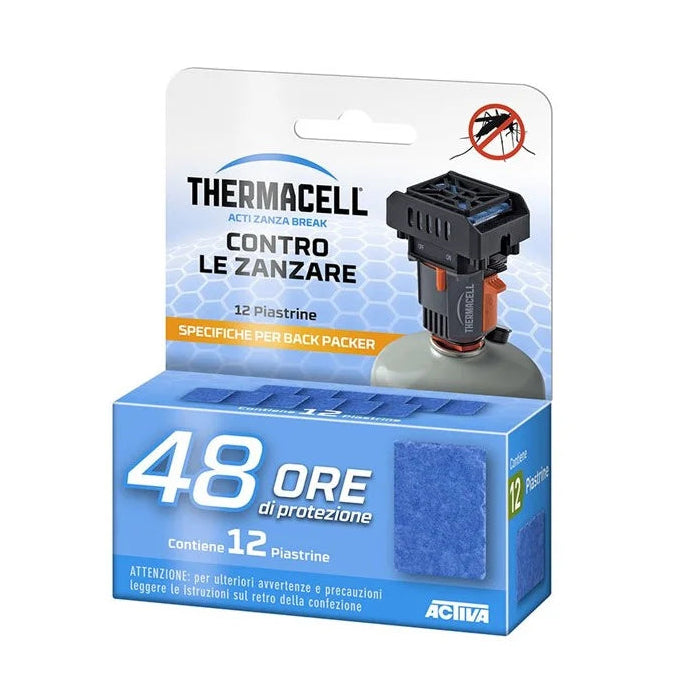 RICARICA BACK PACKER 48 ORE PIASTRINETHERMACELL