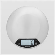 BILANCIA DA CUCINA DIGITALE ROTONDA CON TIMER IN ACCIAIO INOX 1GR/5KG