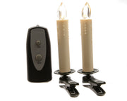 CANDELE LED CON TELECOMANDO 2PZ 10X5CM