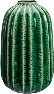 Vaso da Fiori Cactus D17 x H30 cm Verde