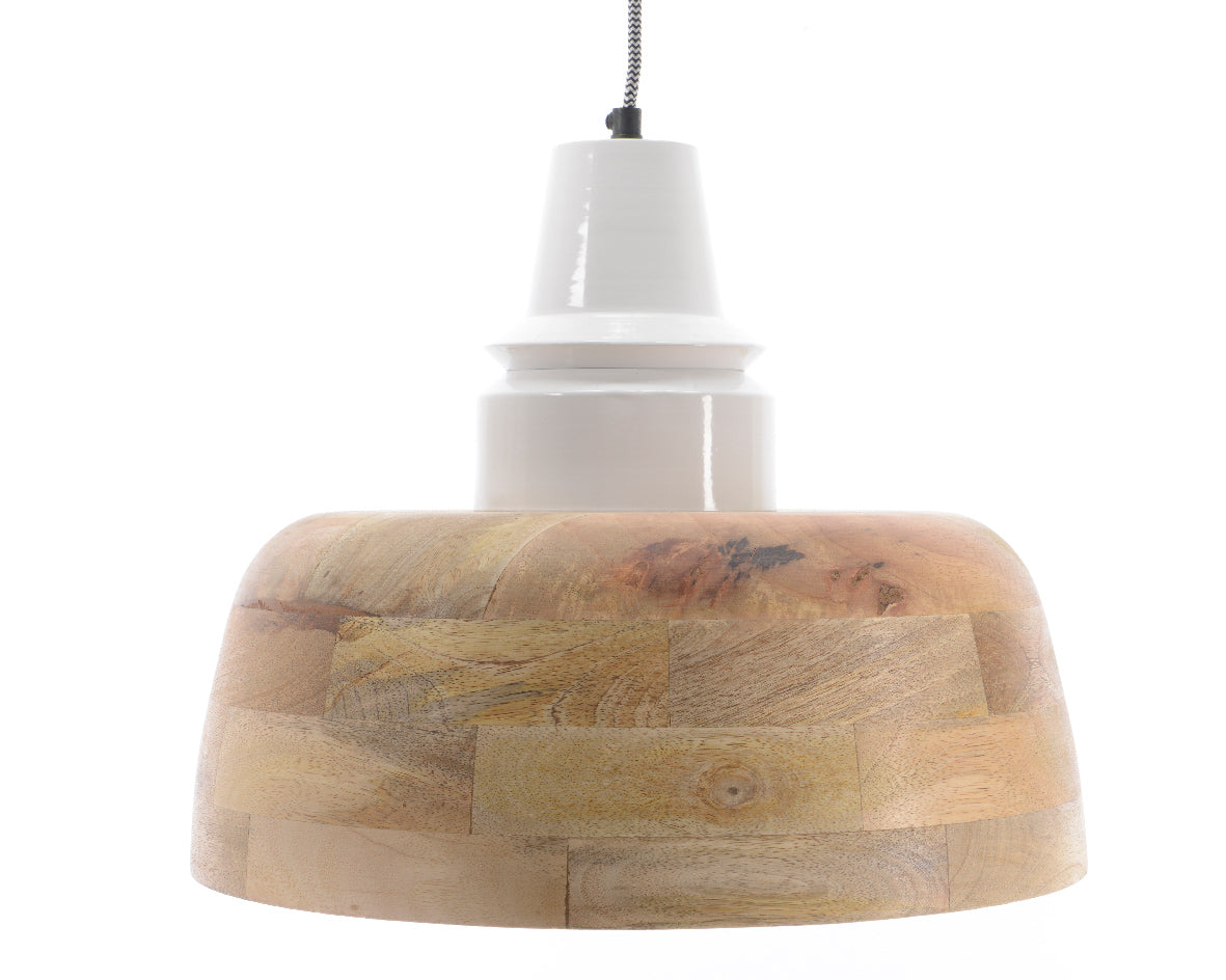 LAMPADARIO IN LEGNO DIAM.40CM