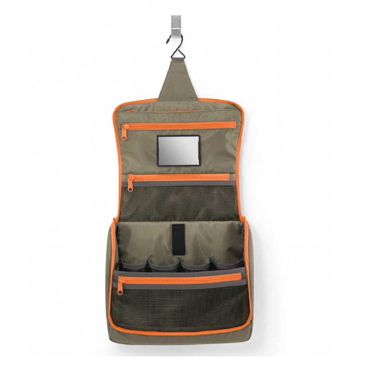 TOILETBAG XL TWIST OLIVE GREEN 28X25X10 CM
