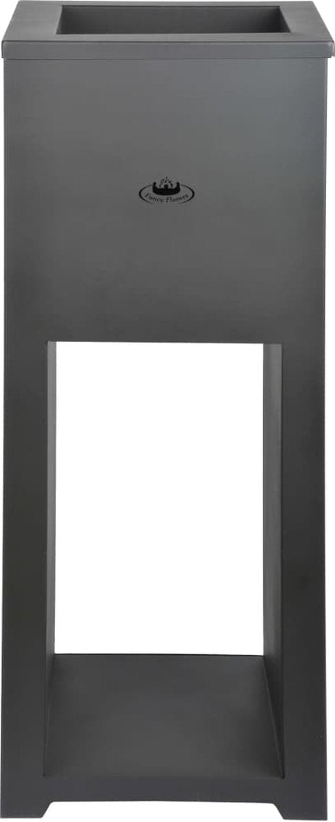 BRACIERE CON PORTALEGNA INTEGRATO 39X39X100CM