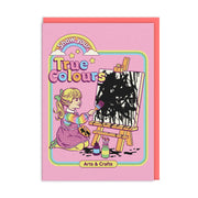 Ohh Deer Biglietto di auguri "True Colours" A6, corallo/rosa