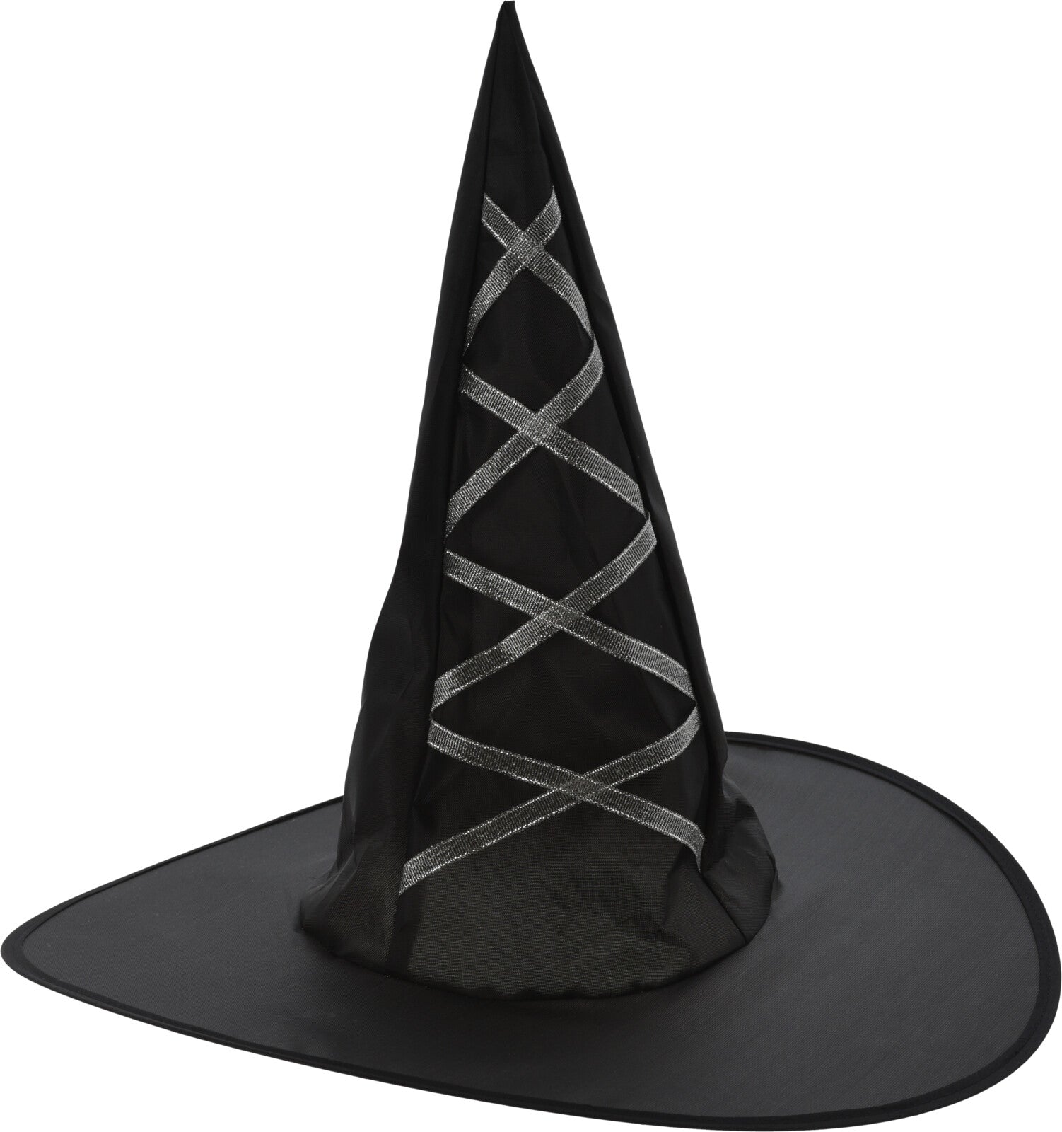 CAPPELLO DA STREGA PER HALLOWEEN 43X38CM NERO