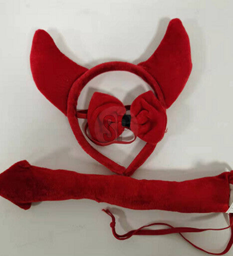COSTUME HALLOWEEN DA DIAVOLO 3 PEZZI