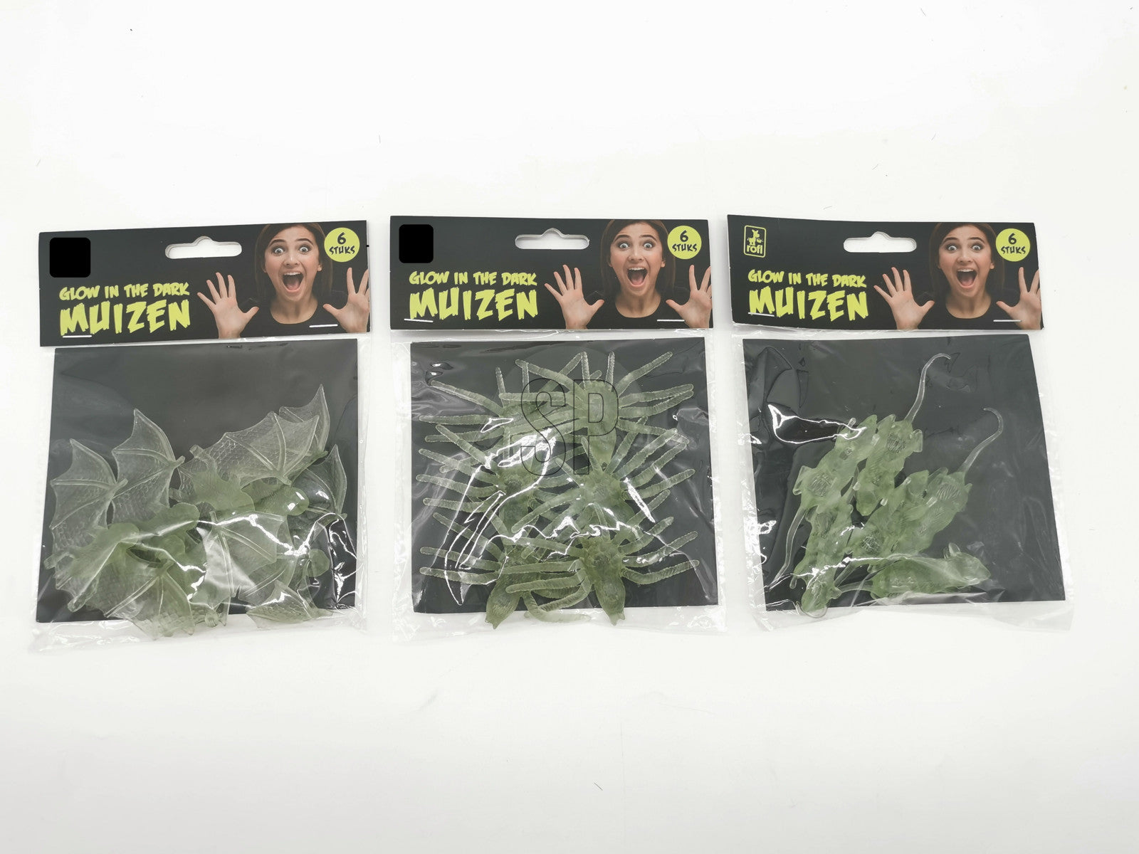 DECORAZIONI DI HALLOWEEN FOSFORESCENTI, MODELLO ASSORTITO