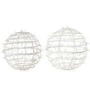 2 SFERE NATALIZIE Ø40 CM Ø50 CM 10% FLASHING LIGHT