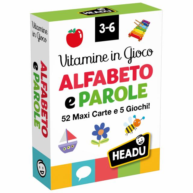 Gioco Educativo Vitamine in Gioco Alfabeto e Parole HEADU