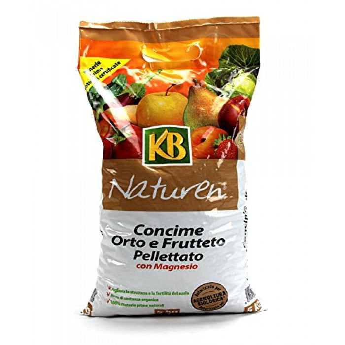 CONCIME ORTO E FRUTTETO PELLETTATO NATUREN 5KG