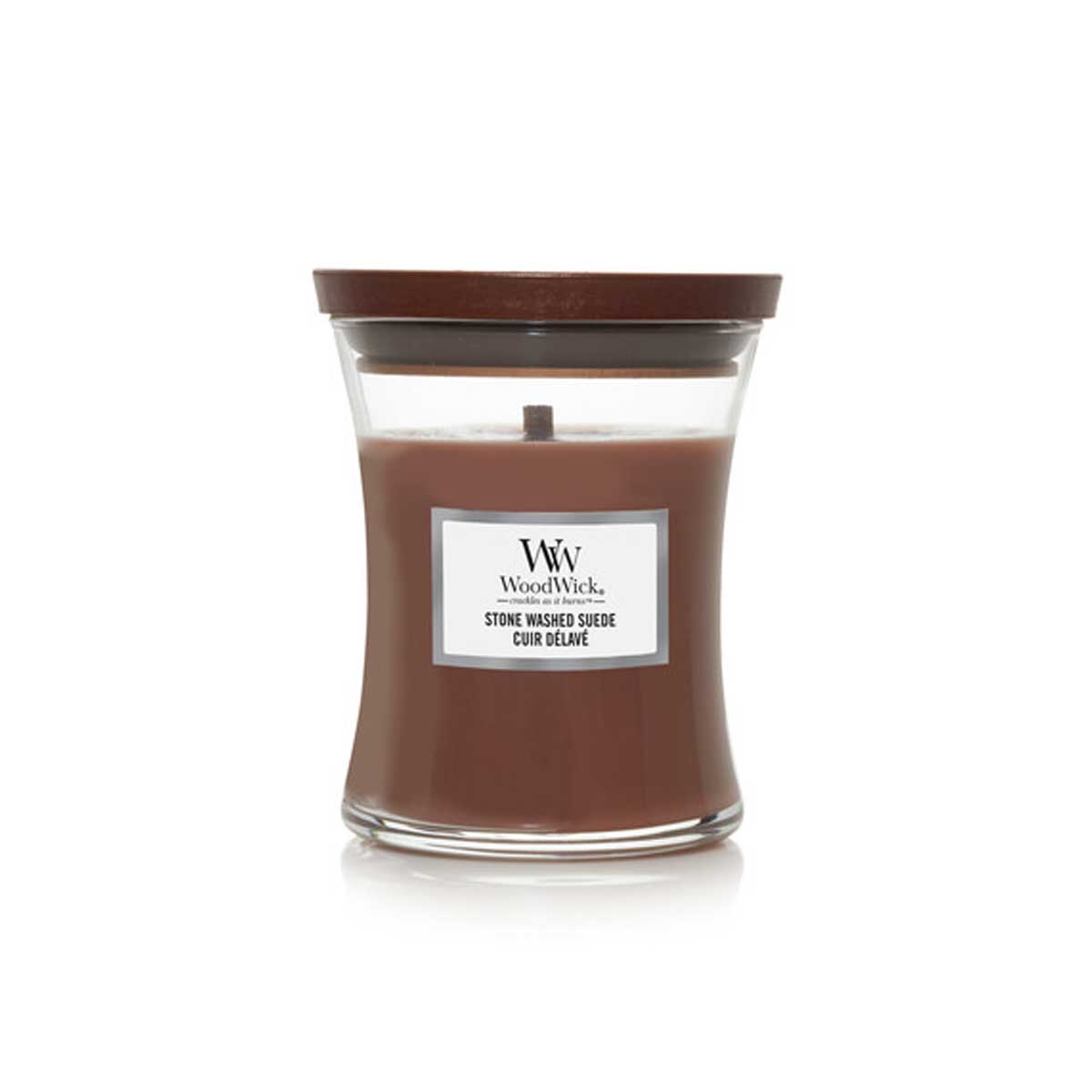 CANDELA CLESSIDRA MEDIA MEDIUM JAR STONE WASHED SUEDE