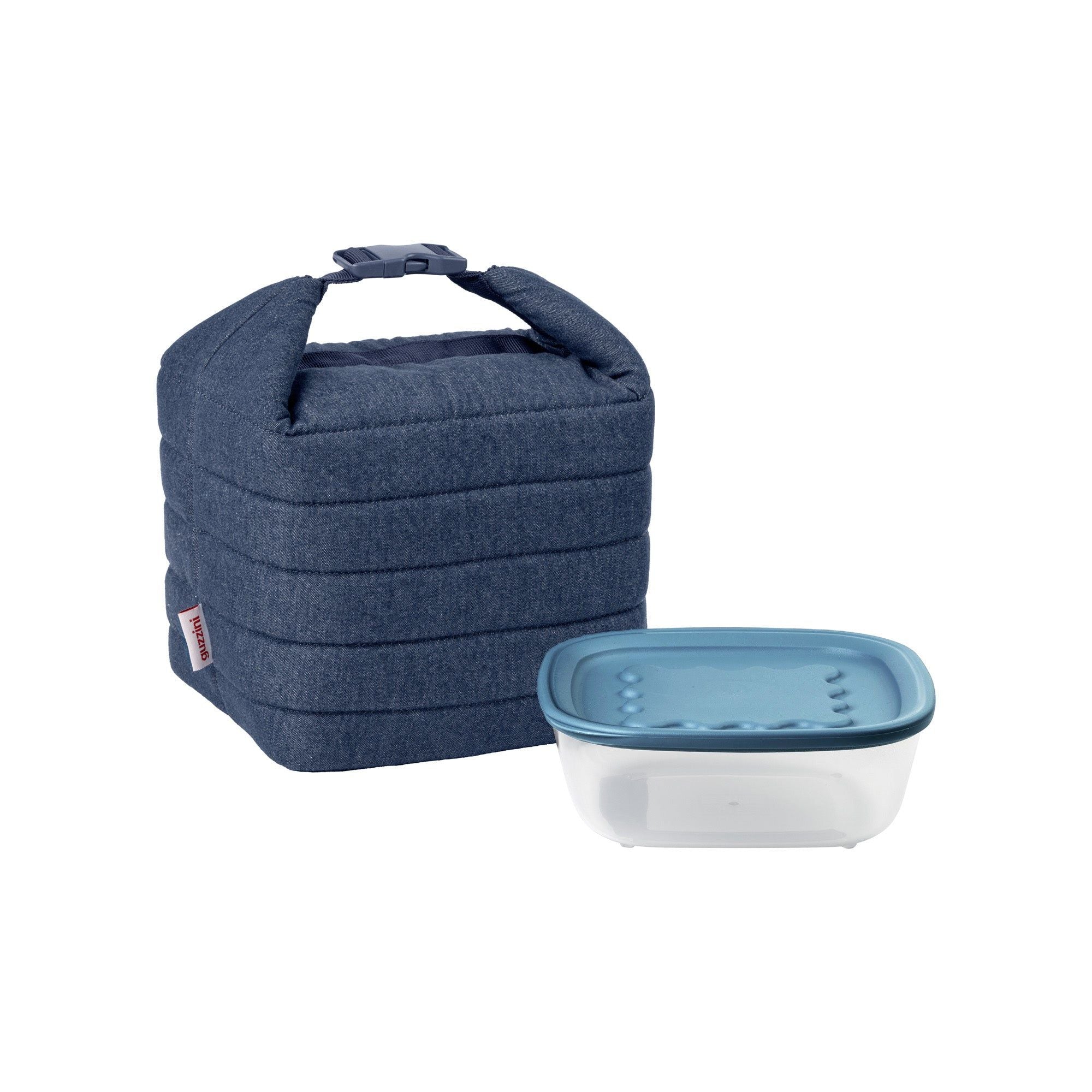 GUZZINI Set borsa termica con contenitore salvafreschezza 'Handy Jeans' "On the go"
