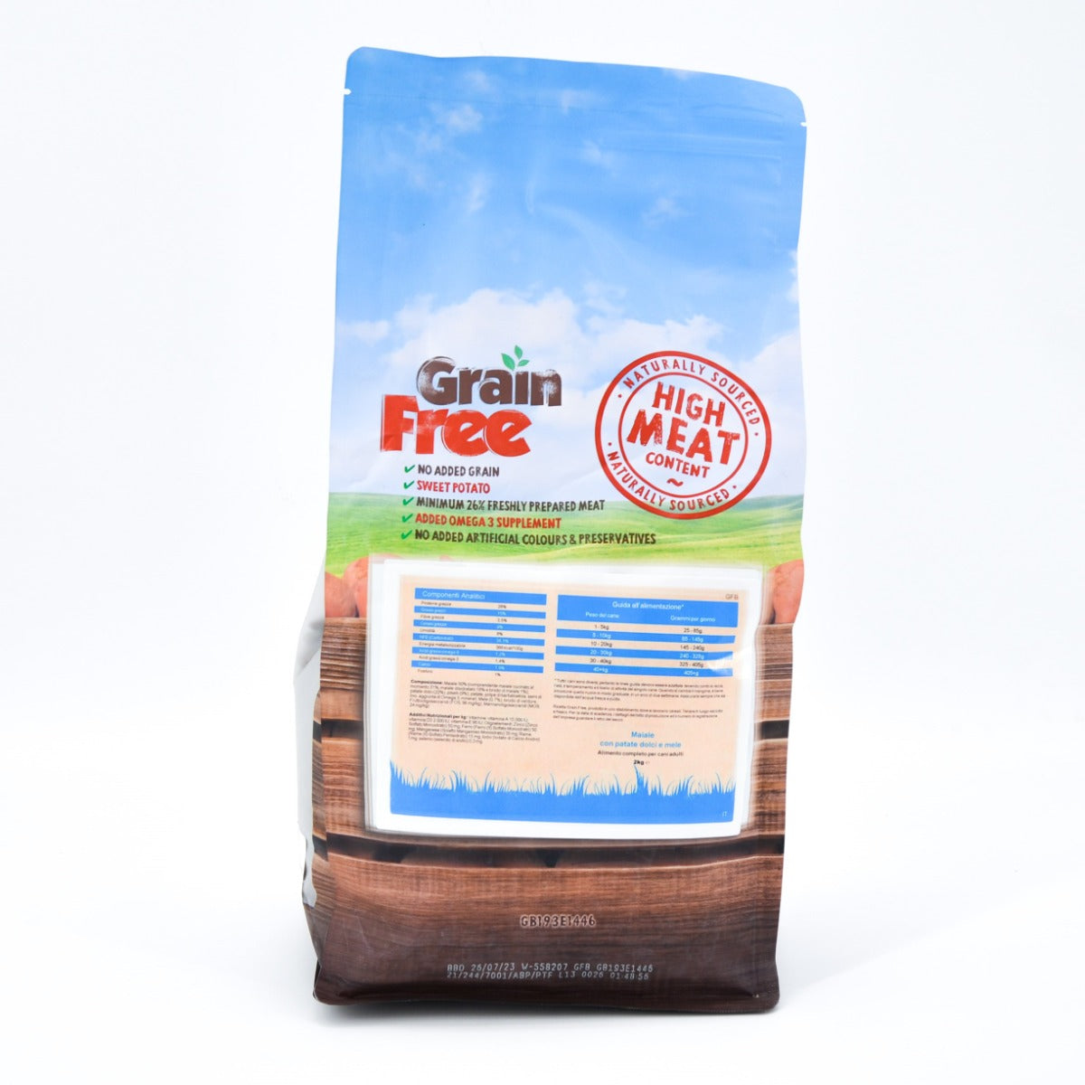 CROCCHETTE PERAGA GRAIN FREE PER CANE ADULTO 2KG MAIALE