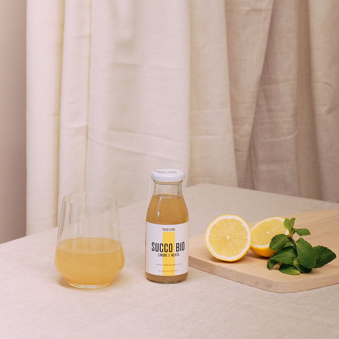 Passo Ladro Succo di Limone e Menta Bio, 200ml