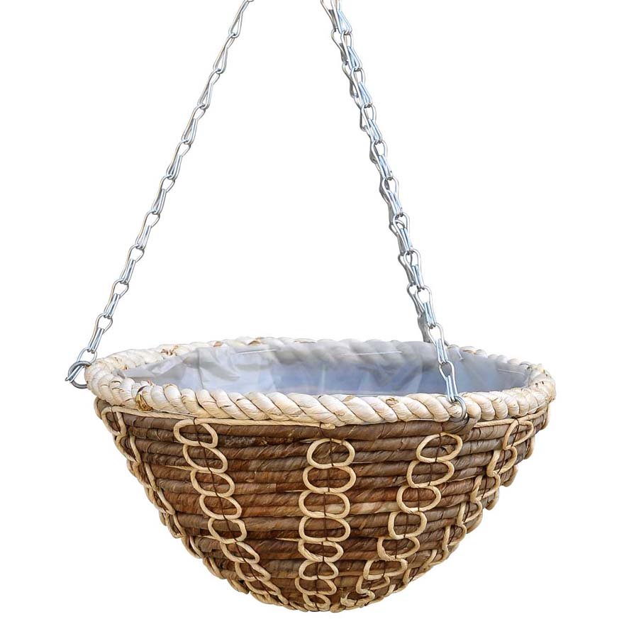 BASKET OBELISCO 30CM NATURALE