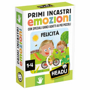 Gioco Puzzle Primi Incastri Emozioni 24 Tessere Multicolore Headu