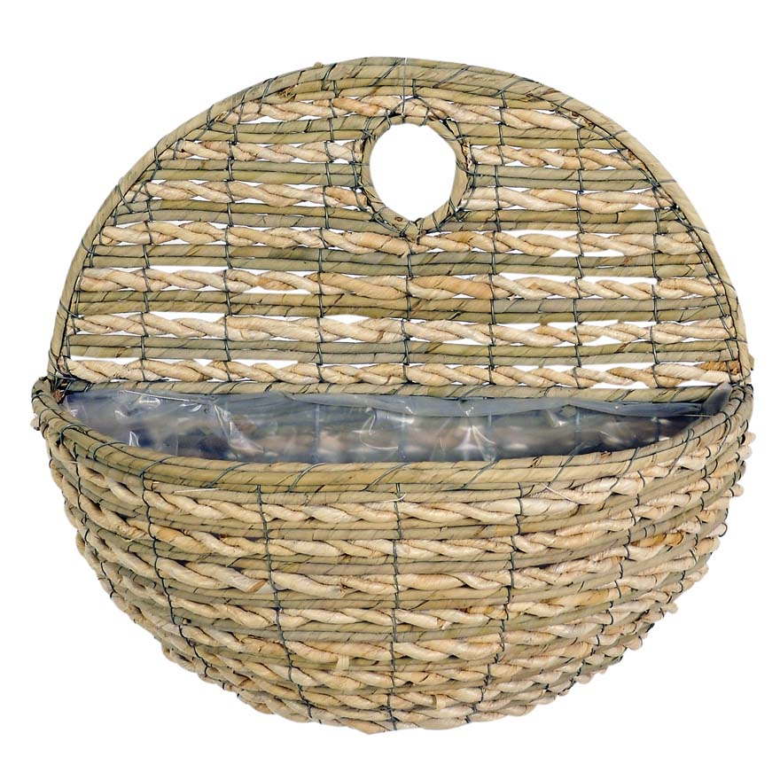 BASKET IN RATTAN DA MURO 35CM