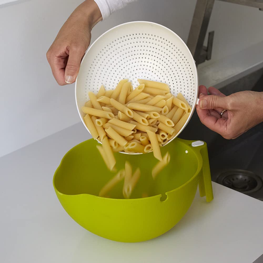 SCOLAPASTA E LAVA VERDURE CIONDOLA VERDE