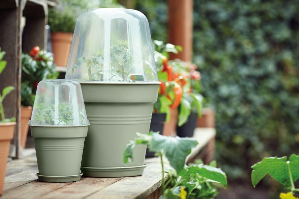 VASO GREEN BASICS GROWPOT 35CM VERDE PIETRA