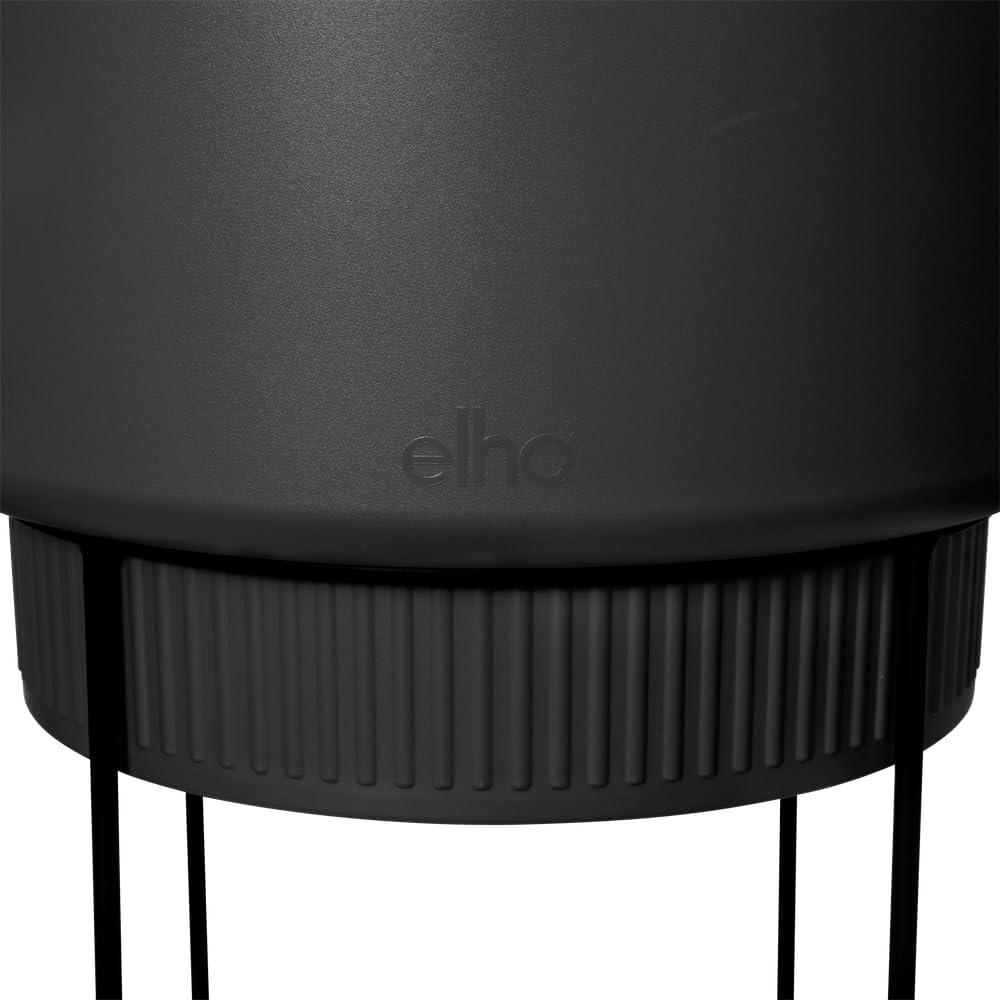 FIORIERA RIALZATA B.FOR STUDIO ROUND 30CM LIVING BLACK