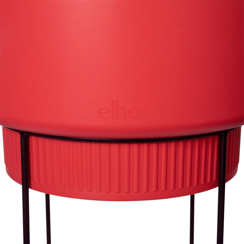 FIORIERA RIALZATA B.FOR STUDIO ROUND 30CM BRILLIANT RED