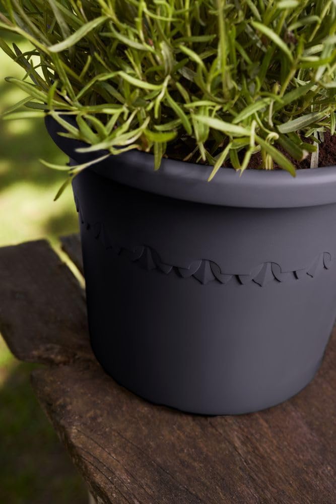 VASO ALGARVE CILINDRO 30CM ANTHRACITE