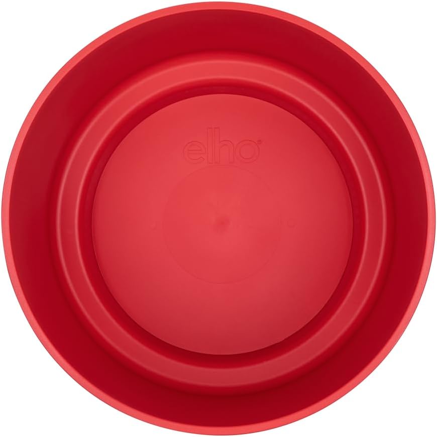 FIORIERA RIALZATA B.FOR STUDIO ROUND 30CM BRILLIANT RED