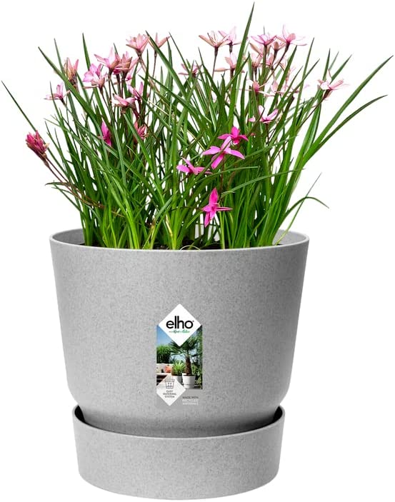 VASO GREENVILLE ROUND 14CM LIVING CONCRETE