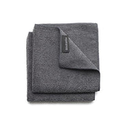 2 PANNI LAVAPIATTI IN MICROFIBRA GRIGIO SCURO