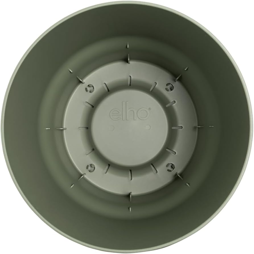 VASO GREENVILLE ROUND 16CM LEAF GREEN