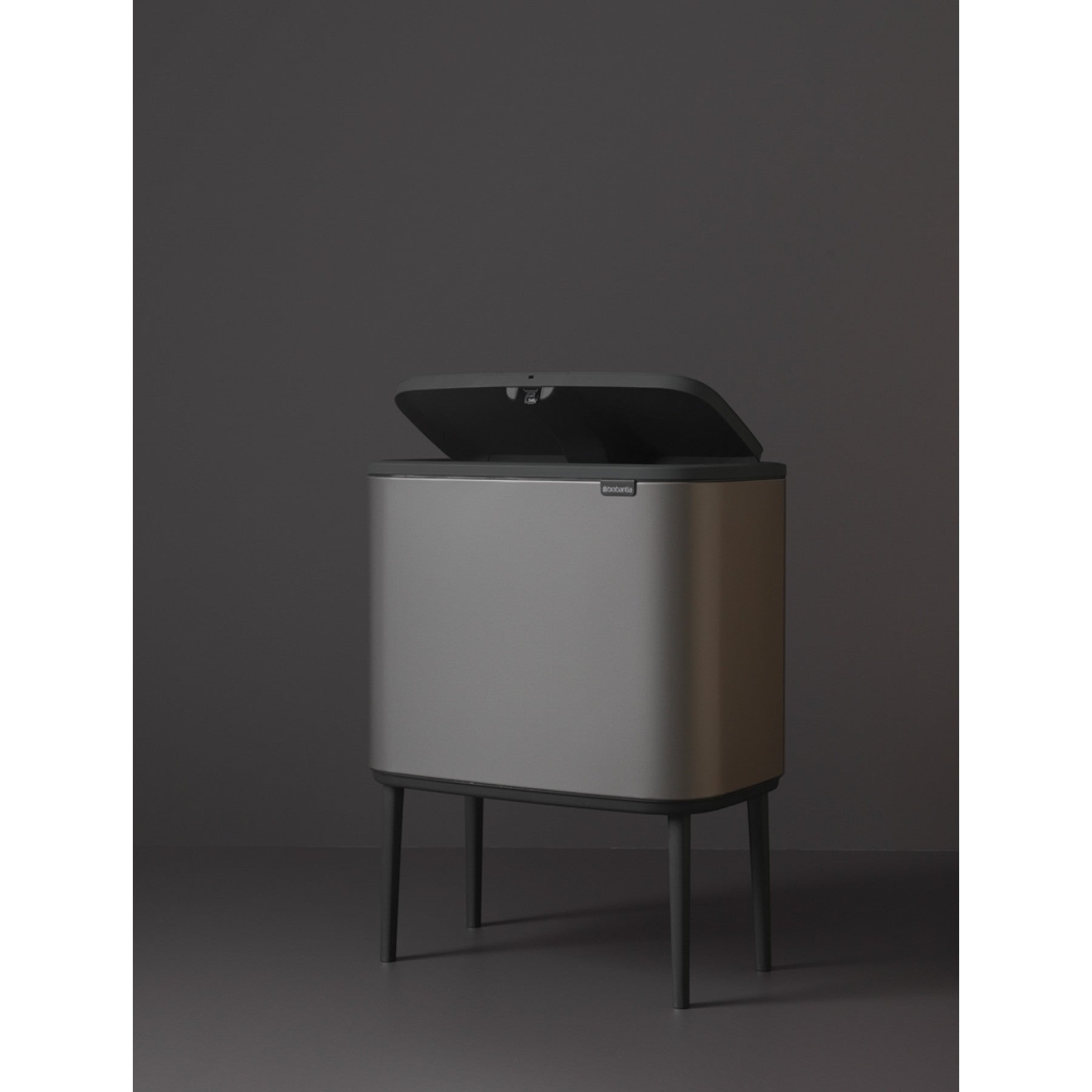 PATTUMIERA SOFT TOUCH 3X11 LT BO TOUCH BIN PLATINO