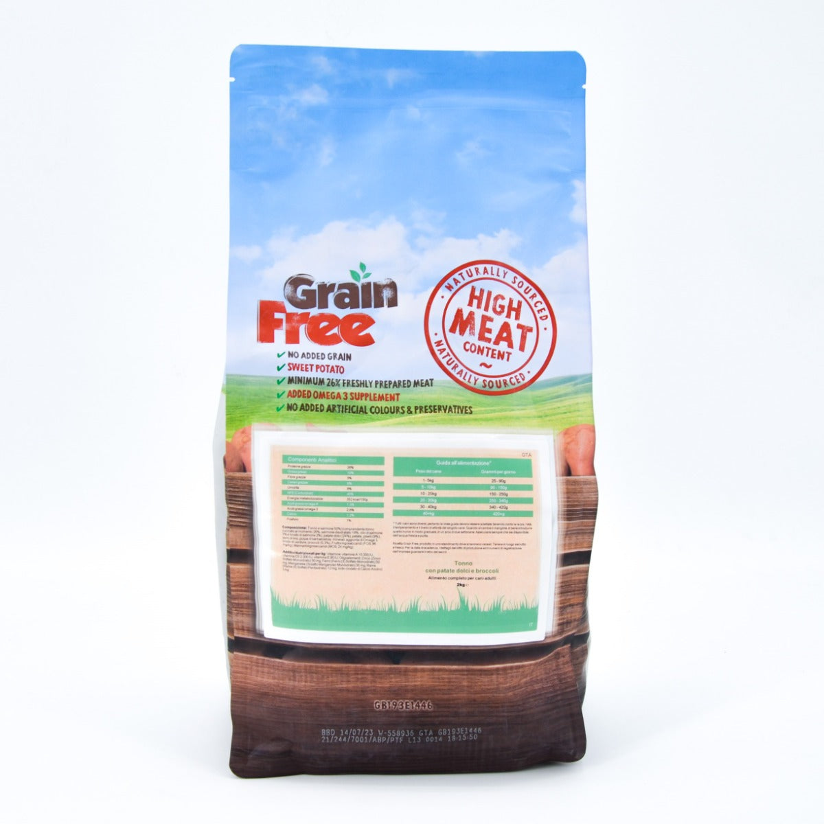 CROCCHETTE PERAGA GRAIN FREE PER CANE ADULTO 12KG TONNO