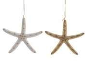 PENDAGLIO CON STELLA MARINA APPENDIBILE GLITTER 9.5CM ASSORTITA