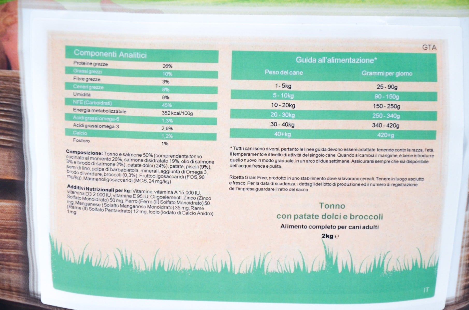 CROCCHETTE PERAGA GRAIN FREE PER CANE ADULTO 2KG TONNO