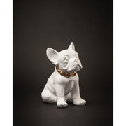 BLOGO Statua Bulldog Ruggiero Medium Bianco