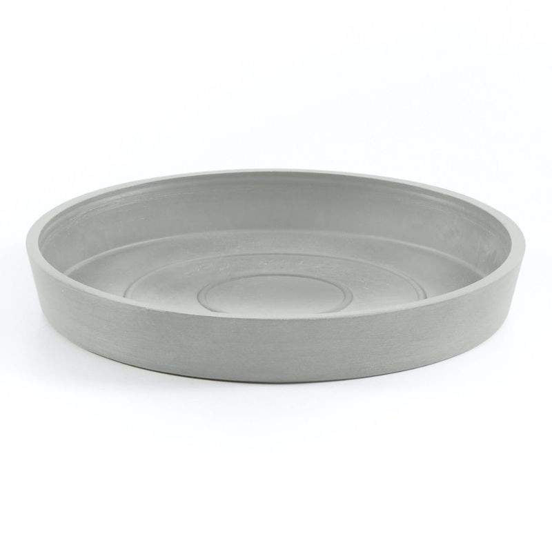 Soucoupe ronde Amsterdam D29 x 3 cm Gris clair