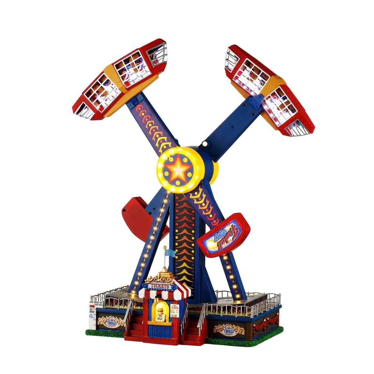 OFFERTA LEMAX CARNIVAL VILLAGE - PRIZE WINNERS + FIREBALL FRENZY + YELLOWWOOD TREE, LARGE