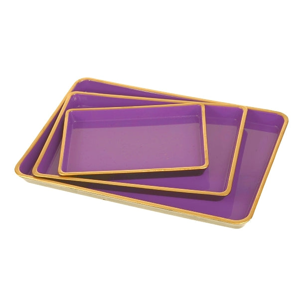 Vassoio di Design Medio Viola  25,5x17,5 cm