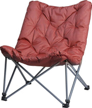 Gepolsterter Campingstuhl 83x74x91cm, rot