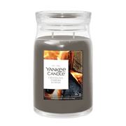 Candela Crackling Embers 567g Grigio YANKEE CANDLE