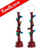 LAMPIONI NATALIZI - RED GLOBE STREET LAMP