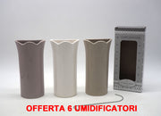 OFFERTA 6 UMIDIFICATORI VASETTO CON BORDO IN CERAMICA PER TERMOSIFONI