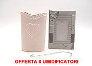 OFFERTA 6 UMIDIFICATORI BASSO CON CUORE IN CERAMICA PER TERMOSIFONI